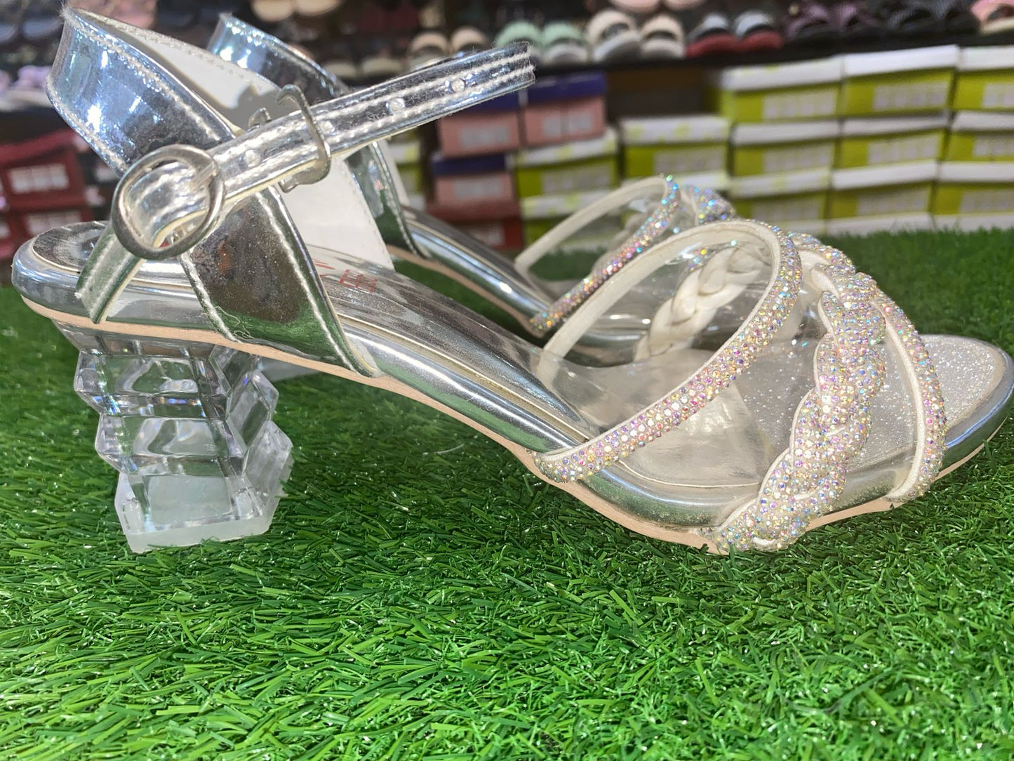 Transparent Heel Sandal